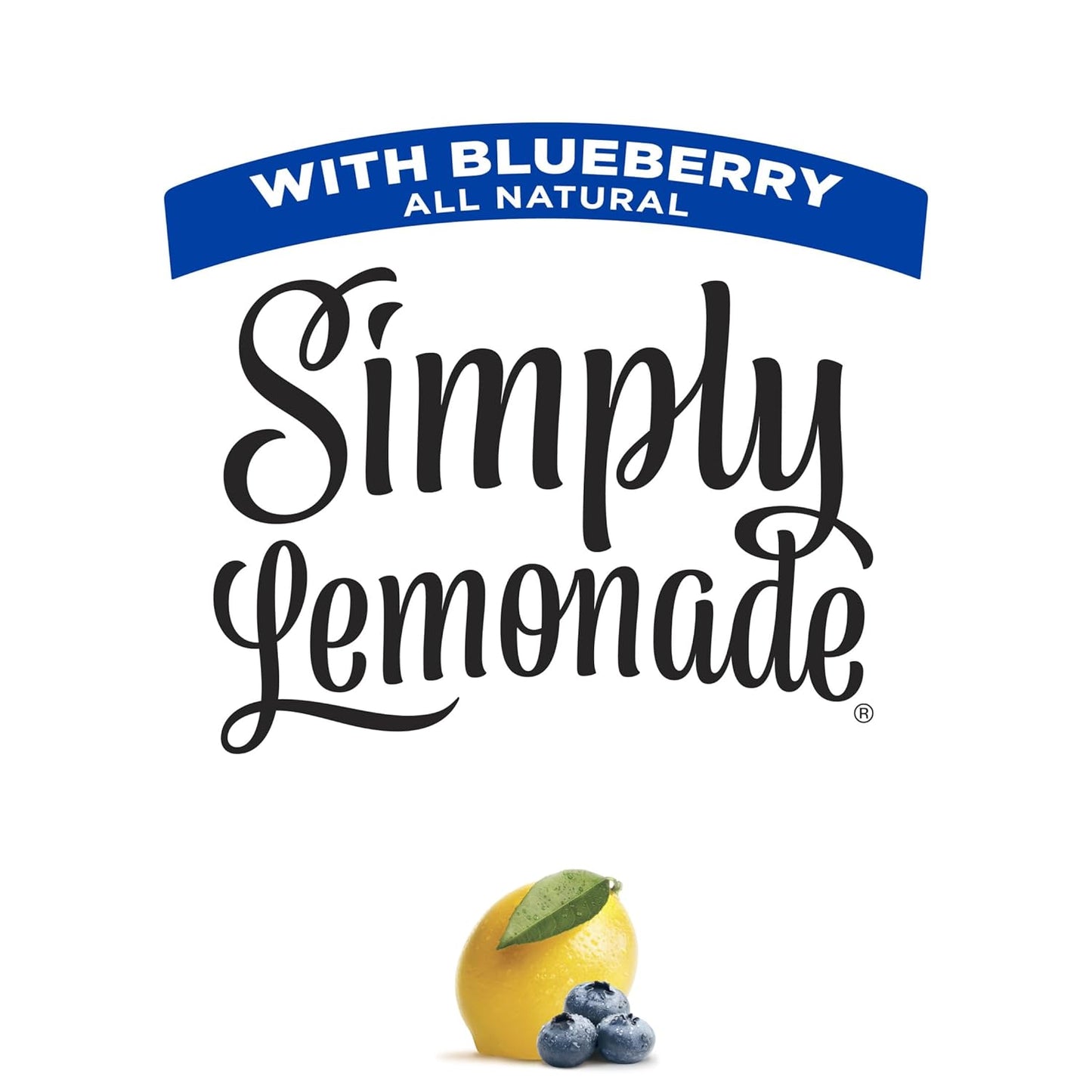 Simply® Lemonade with Blueberry All Natural, 52 Fl Oz Bottle - 4PACK