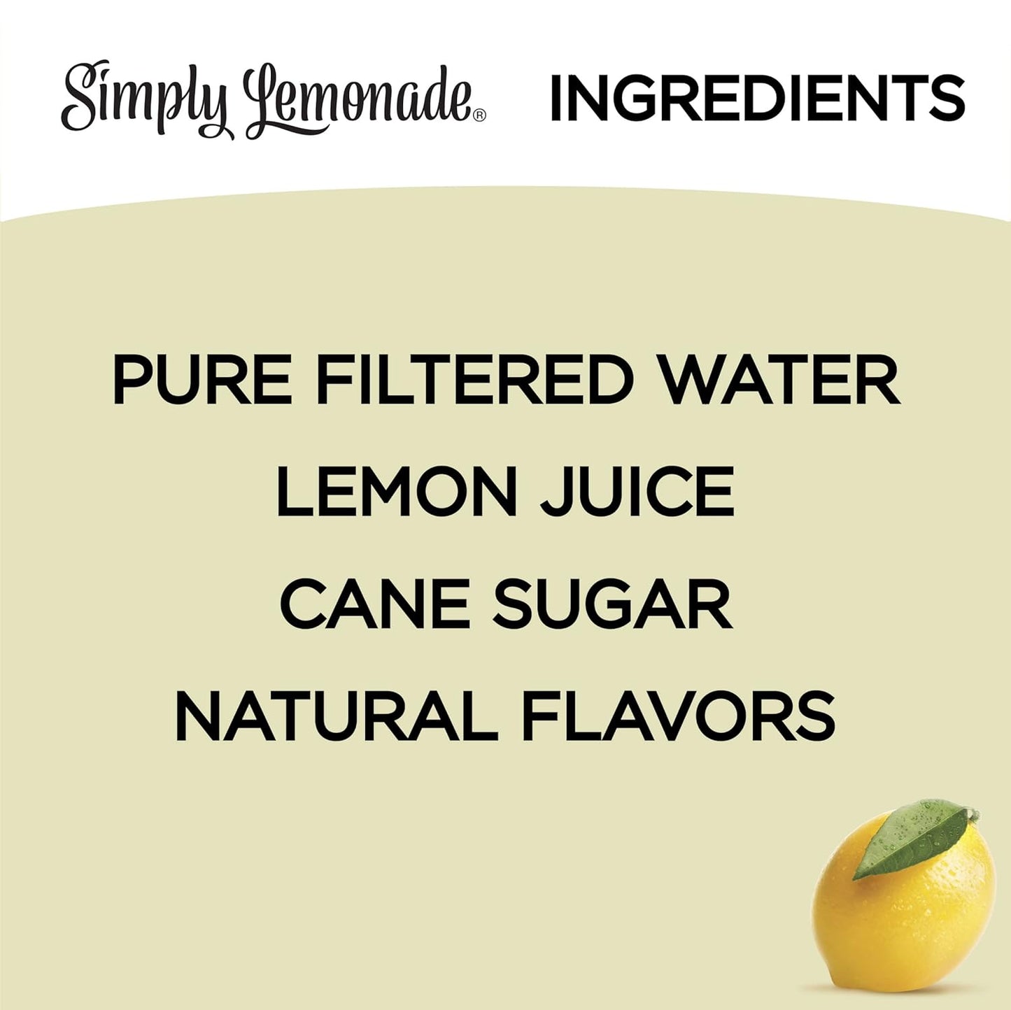 Simply® Lemonade, 52 Fl Oz Bottle - 4PACK