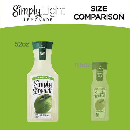 Simply® Limeade, 52 Fl Oz Bottle - 4PACK