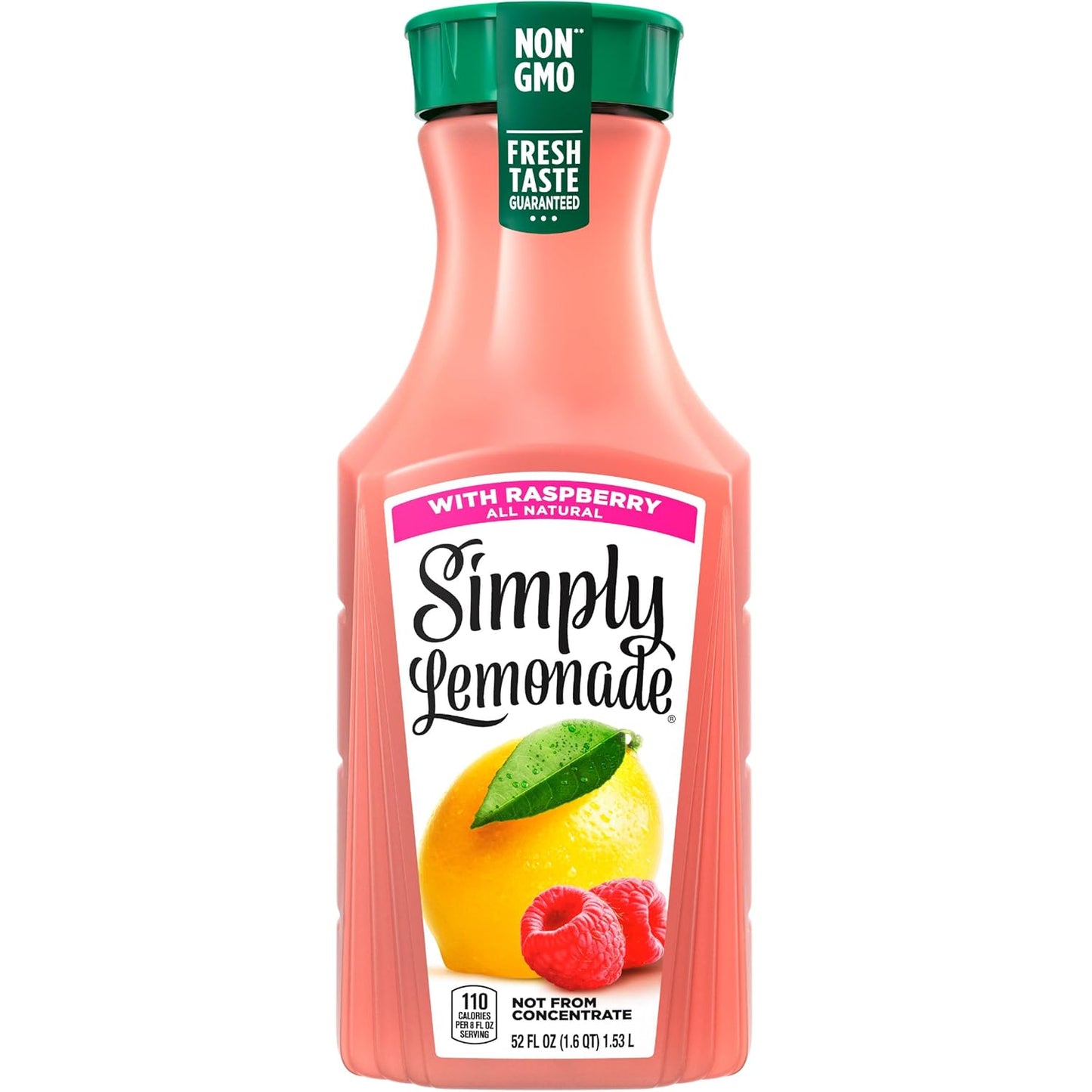 Simply® Lemonade with Raspberry All Natural, 52 Fl Oz Bottle - 4PACK