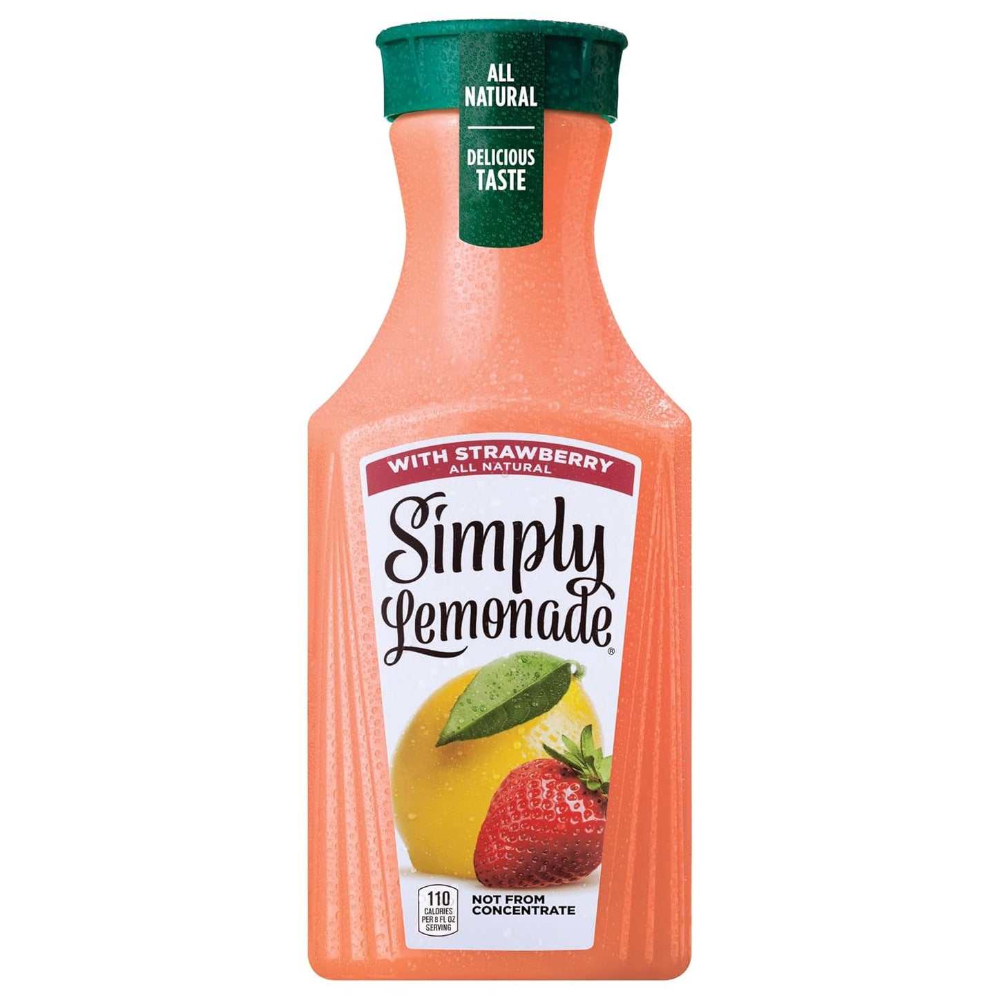 Simply® Lemonade with Strawberry, 52 Fl Oz Bottle - 4PACK