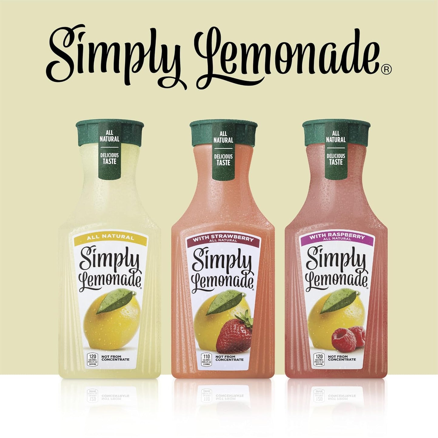 Simply® Lemonade with Strawberry, 52 Fl Oz Bottle - 4PACK